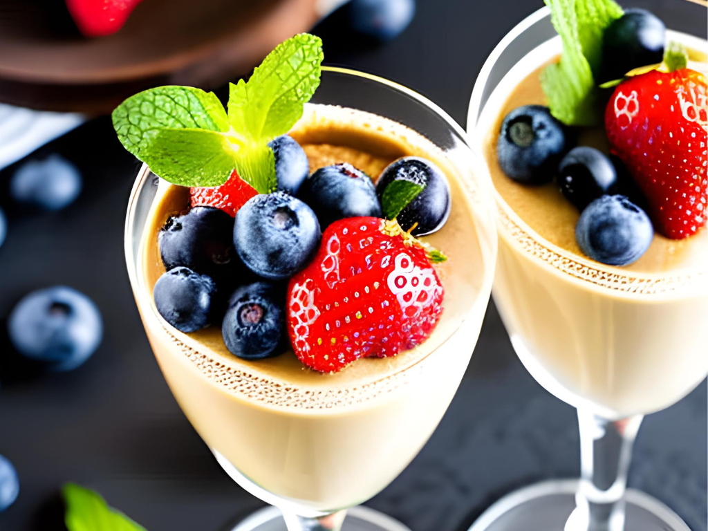 Champagne Flute Chocolate Mousse