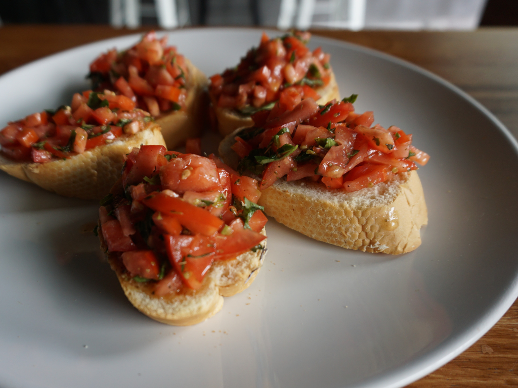 Cherry Tomato Bruschetta