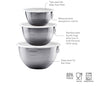 Stainless Steel Mixing Bowls Set of 3