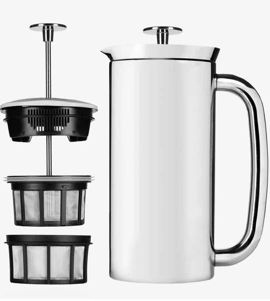 Double Wall Double Filter French Press