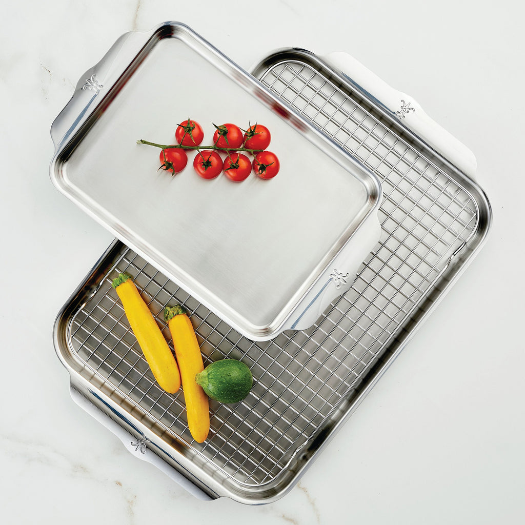 3pc Stainless Steel Clad Bakeware Set