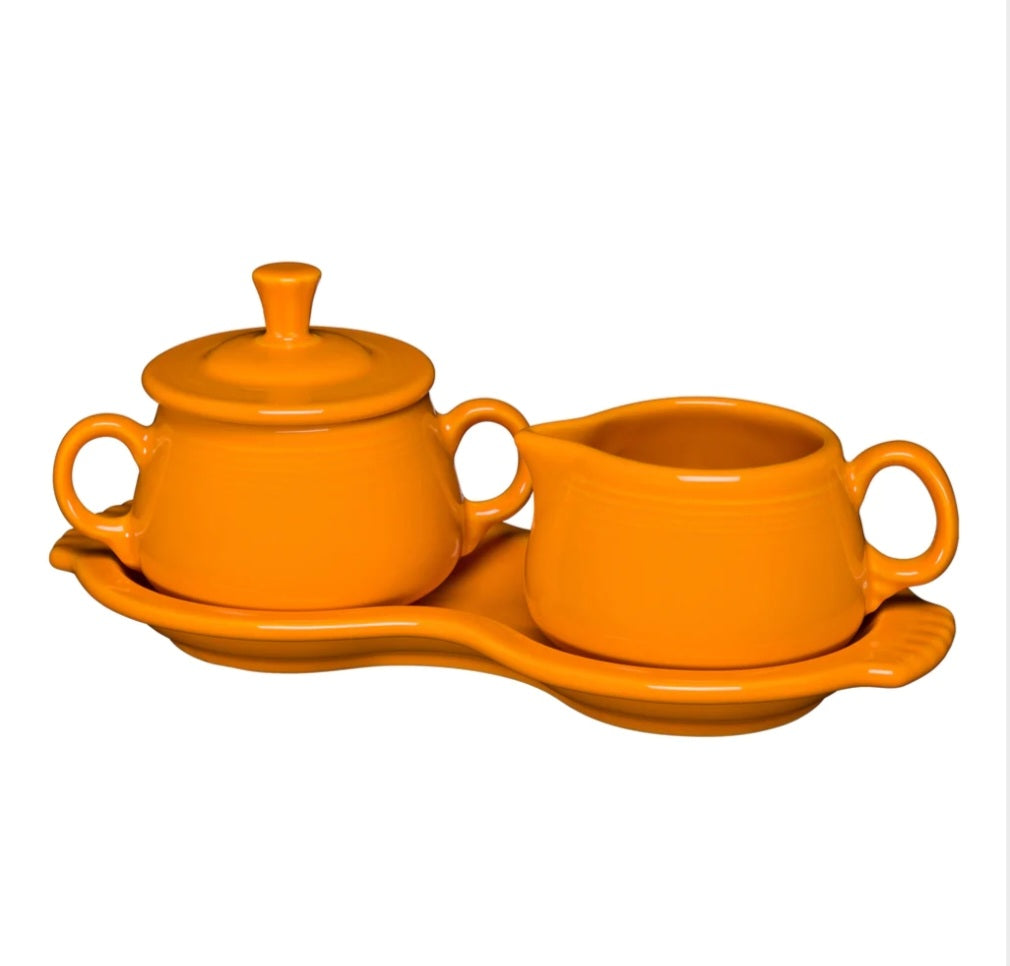 Cream & Sugar Tray Set