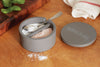 Cement Salt Cellar with Spoon