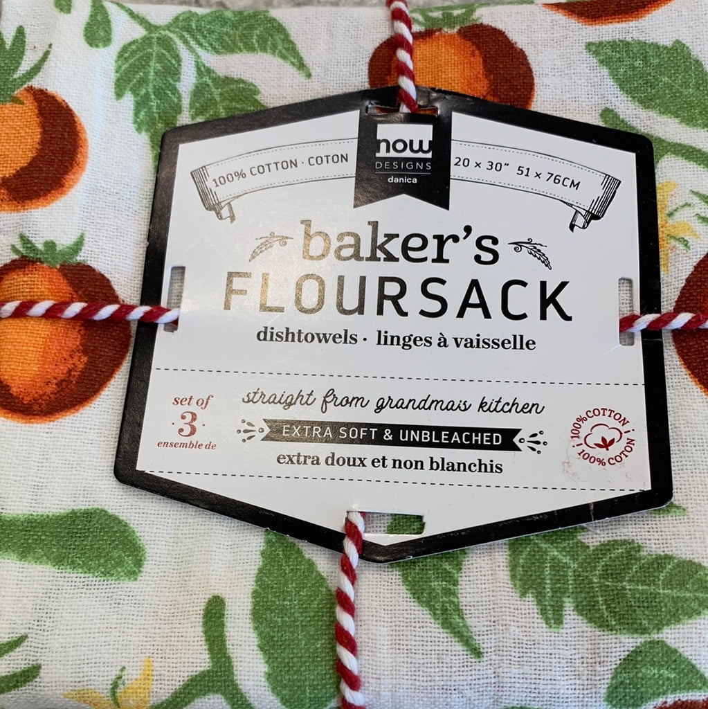 Bakers Floursack Dish Towel Set of 3